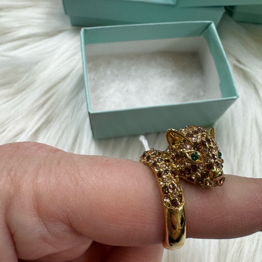 Park Lane Gold Bracelet Trio with Blue, Pink, and Clear Crystals - Picture 9 of 10